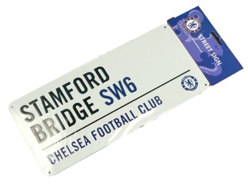 Chelsea fém utcatábla nagy Stamford Bridge