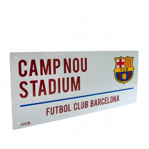 FC Barcelona fém utcatábla nagy Camp Nou