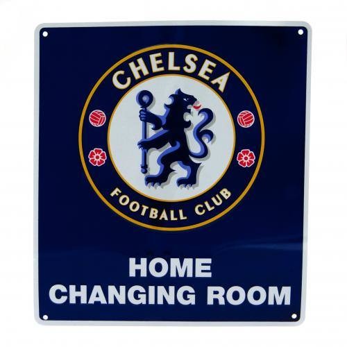 Chelsea fém tábla öltöző szoba