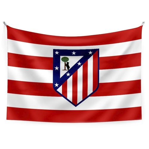 Atlético de Madrid nagy csíkos zászló