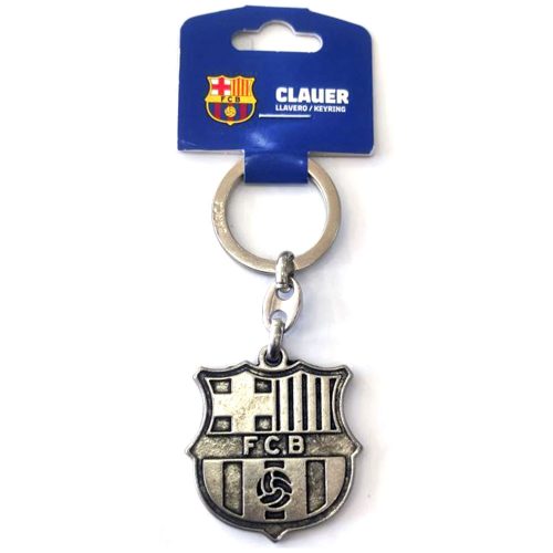 FC Barcelona fém kulcstartó domború címerrel