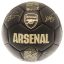 Arsenal FC focilabda 5-ös méret fekete arany címerrel