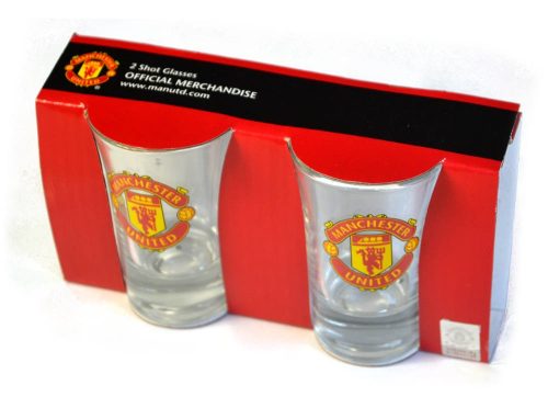 Manchester United üveg feles pohár 2db-os