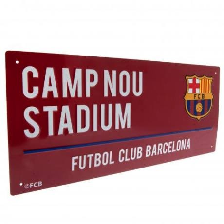 FC Barcelona címeres fém utca tábla Grana