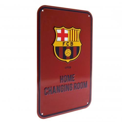 FC Barcelona fémtábla Changing Room