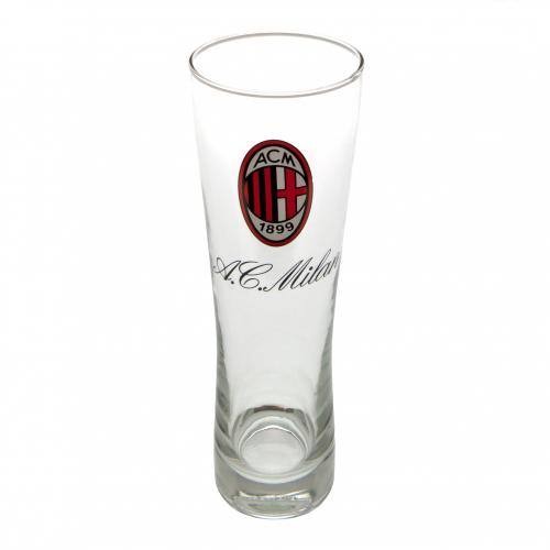AC Milan üveg sörös pohár címeres nagy