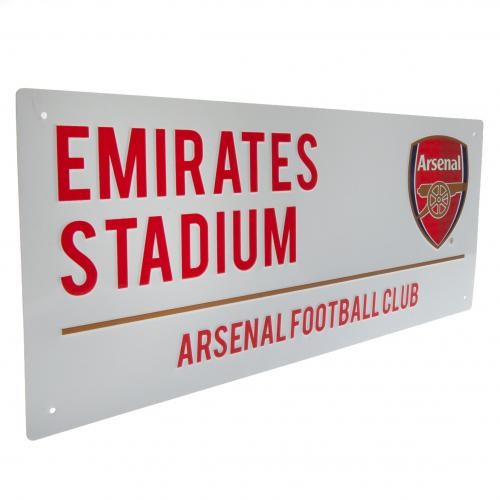 Arsenal fém utcatábla Emirates Stadium