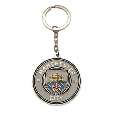 Manchester City nagy fém kulcstartó New Crest