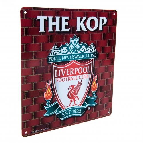 Liverpool fém utcatábla The Kop Sign