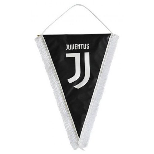 Juventus kicsi autós zászló háromszög Nuovo Nero