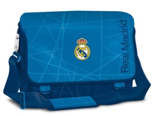 Real Madrid nagy laptop oldaltáska Star Blue