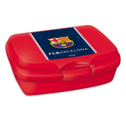 FC Barcelona műanyag uzsonnás doboz Red