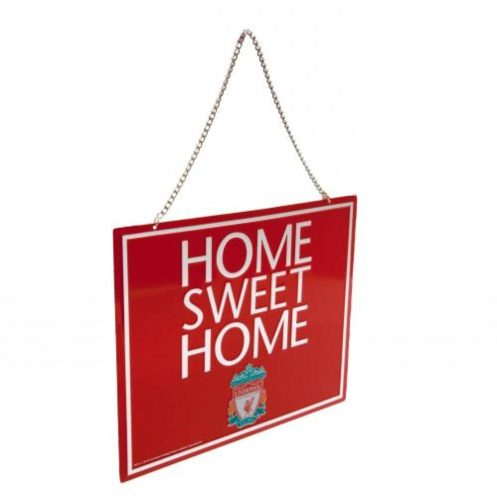 Liverpool fém tábla Home Sweet Home