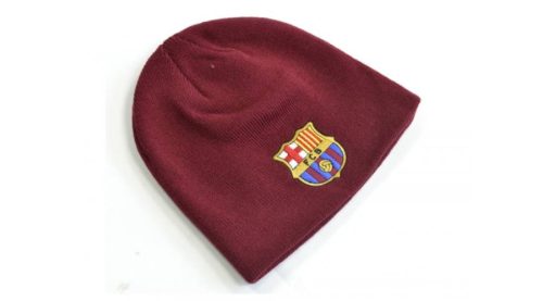 FC Barcelona kötött sapka bordó címeres Crest