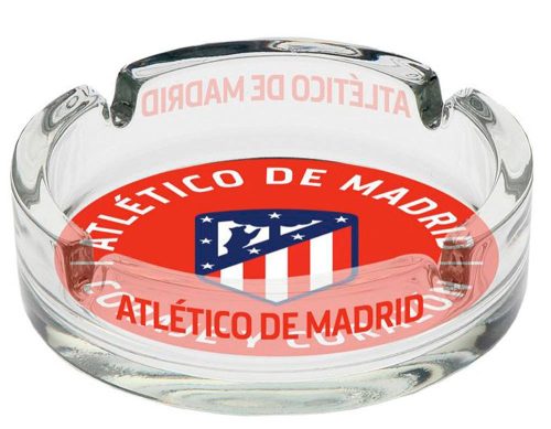 Atletico Madrid üveg hamutál hamuzó címeres