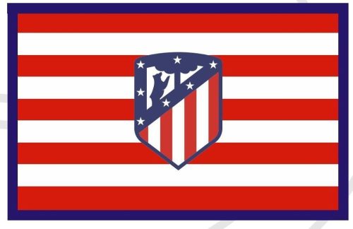Atletico Madrid szurkolói zászló Rayas