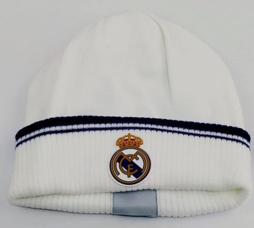 Real Madrid kötött téli sapka Blanco-Azul