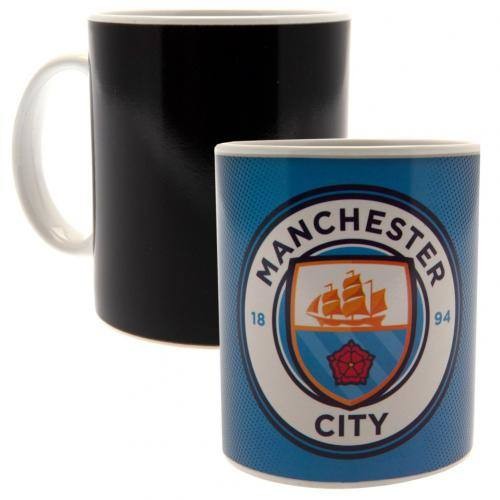 Manchester City bögre kerámia hőváltós Sky Crest