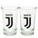 Juventus üveg feles pohár 2db-os Crest