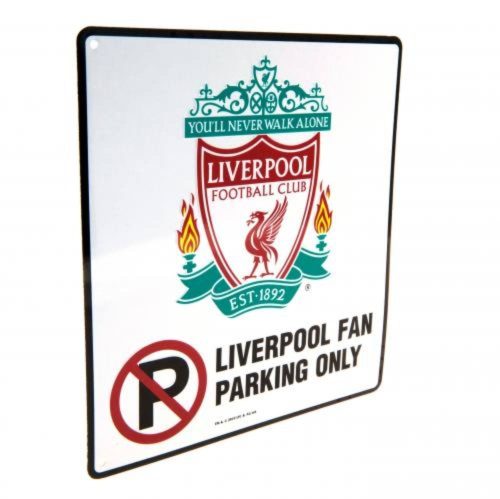 Liverpool fém utcatábla No Parking