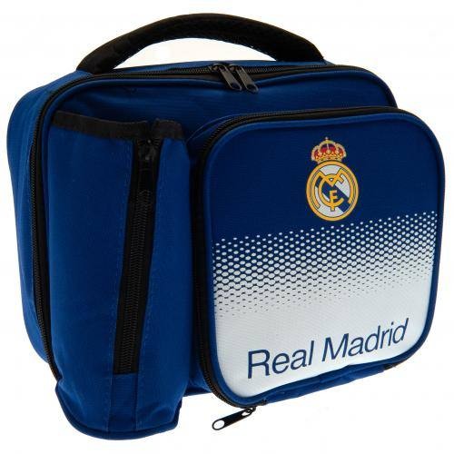 Real Madrid uzsonnás táska kulacs tartóval Fade