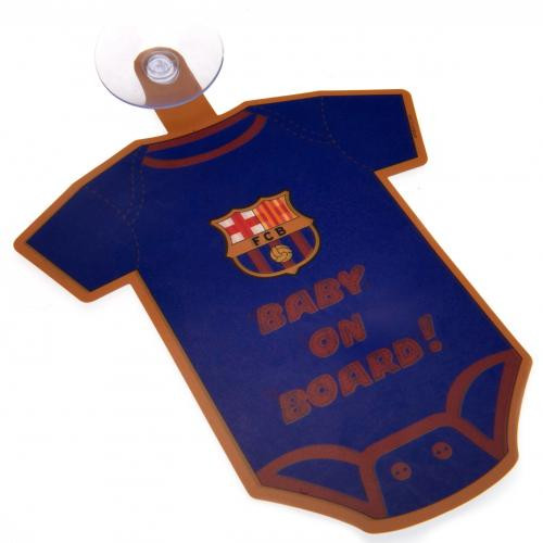 FC Barcelona baby on board autós mini body