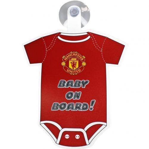 Manchester United Baby on board autós tábla