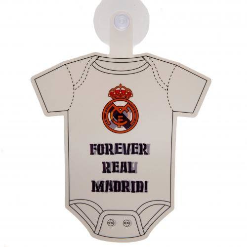 Real Madrid Baby on board autós tábla