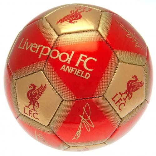Liverpool labda signature aláírásos 5' Golden