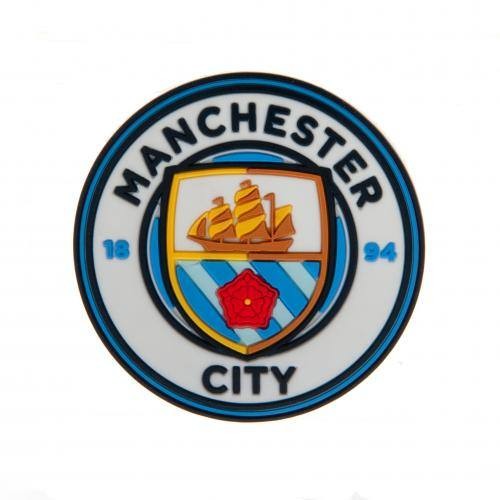 Manchester City FC 3D hűtőmágnes New Crest