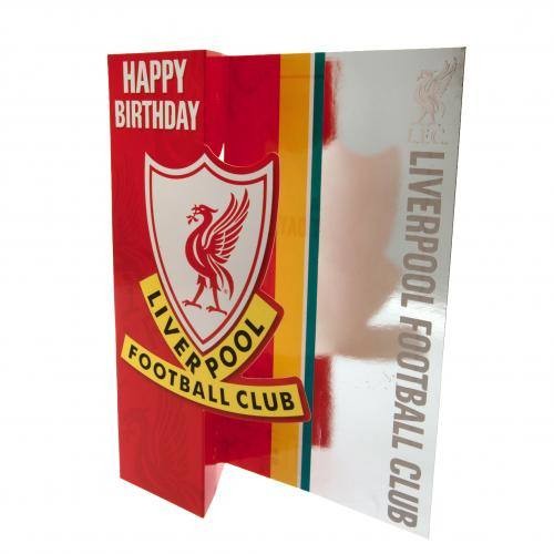 Liverpool FC szülinapi üdvözlő kártya Anfield