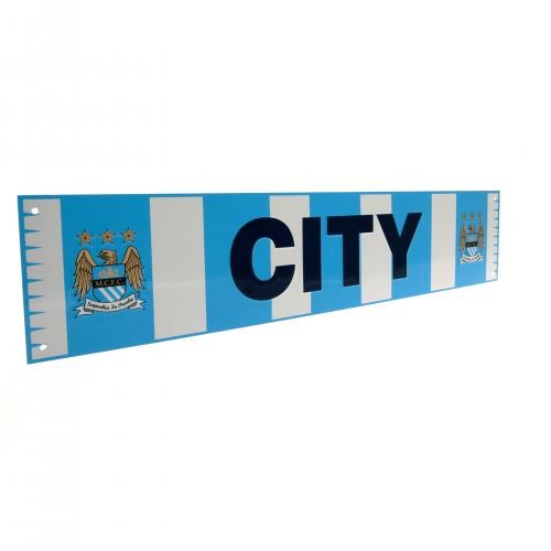 Manchester City sál alakú fém tábla OldCrest