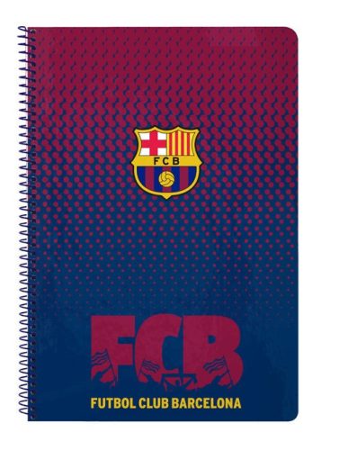 FC Barcelona kockás füzet A/4