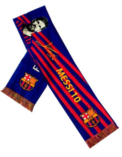 FC Barcelona szurkolói sál Messi 10 Signature