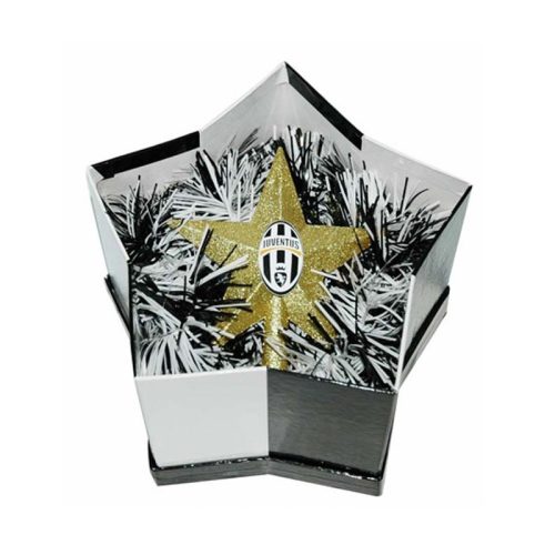 Juventus FC karácsonyfa csúcsdísz és boa OldCrest