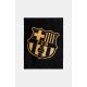 FC Barcelona fekete-arany nagy polár takaró Crest