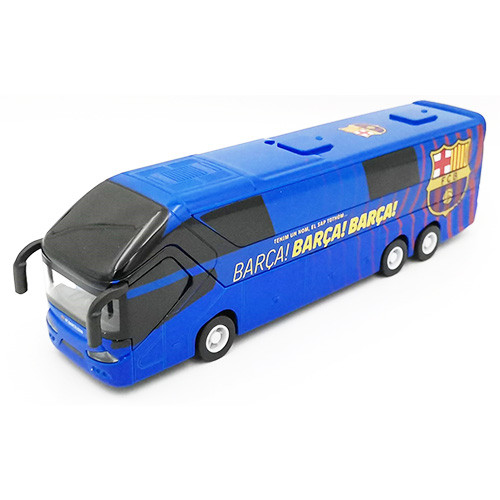 FC Barcelona nagy masszív szurkolói busz BARCA