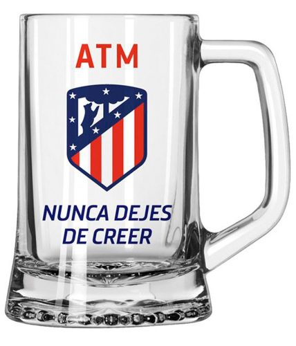 Atletico Madrid FC füles sörös korsó Crest