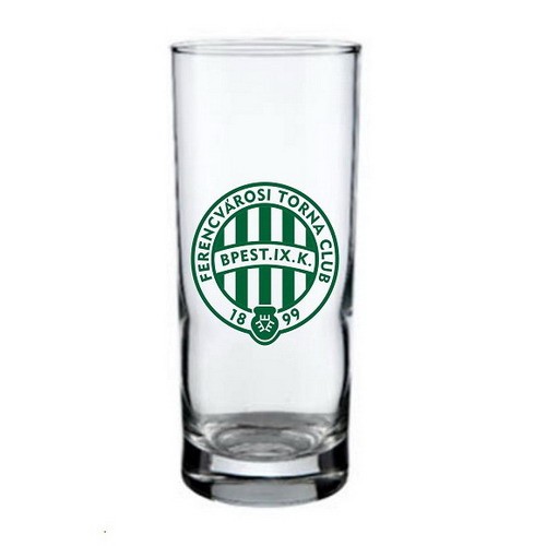 FTC Fradi üveg pohár 