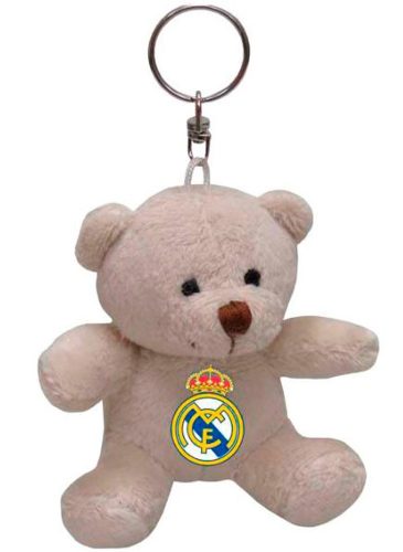 Real Madrid FC kulcstartó plüss maci 8 cm Blanco
