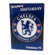 Chelsea FC zenélő szülinapi kártya 