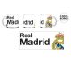 Real Madrid FC üveg bögre Blanco