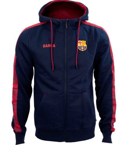 FC Barcelona cipzáros kapucnis pulóver