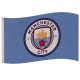 Manchester City nagy szurkolói zászló Crest