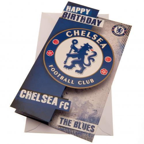 Chelsea FC szülinapi üdvözlőkártya Blues