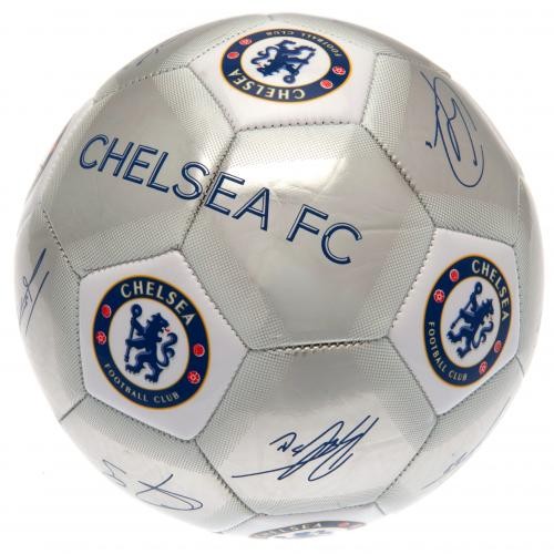 Chelsea FC aláírásos labda Silver Signatures