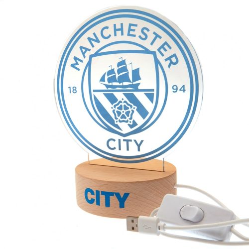 Manchester City FC kis asztali lámpa Crest