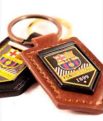FC Barcelona barna bőr kulcstartó 1899