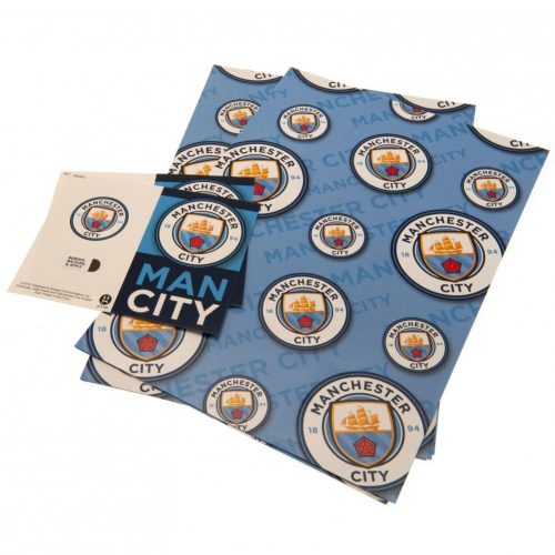 Manchester City FC csomagoló papír Crest
