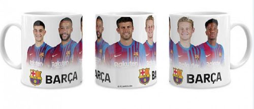 FC Barcelona kerámia bögre Players